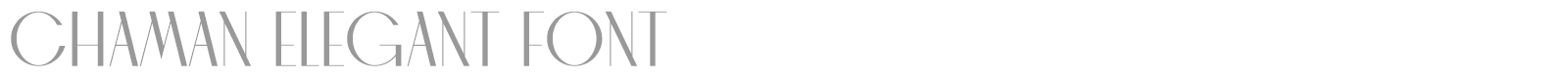 Chaman Elegant font preview